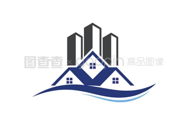 房地產(chǎn)矢量標志模板 打造專業(yè)房屋銷售代理服務(wù)品牌形象